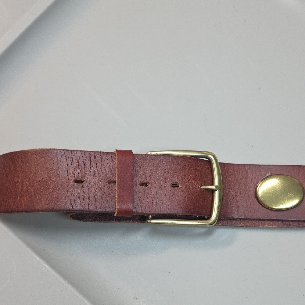Linea Pelle Red Brown Belt